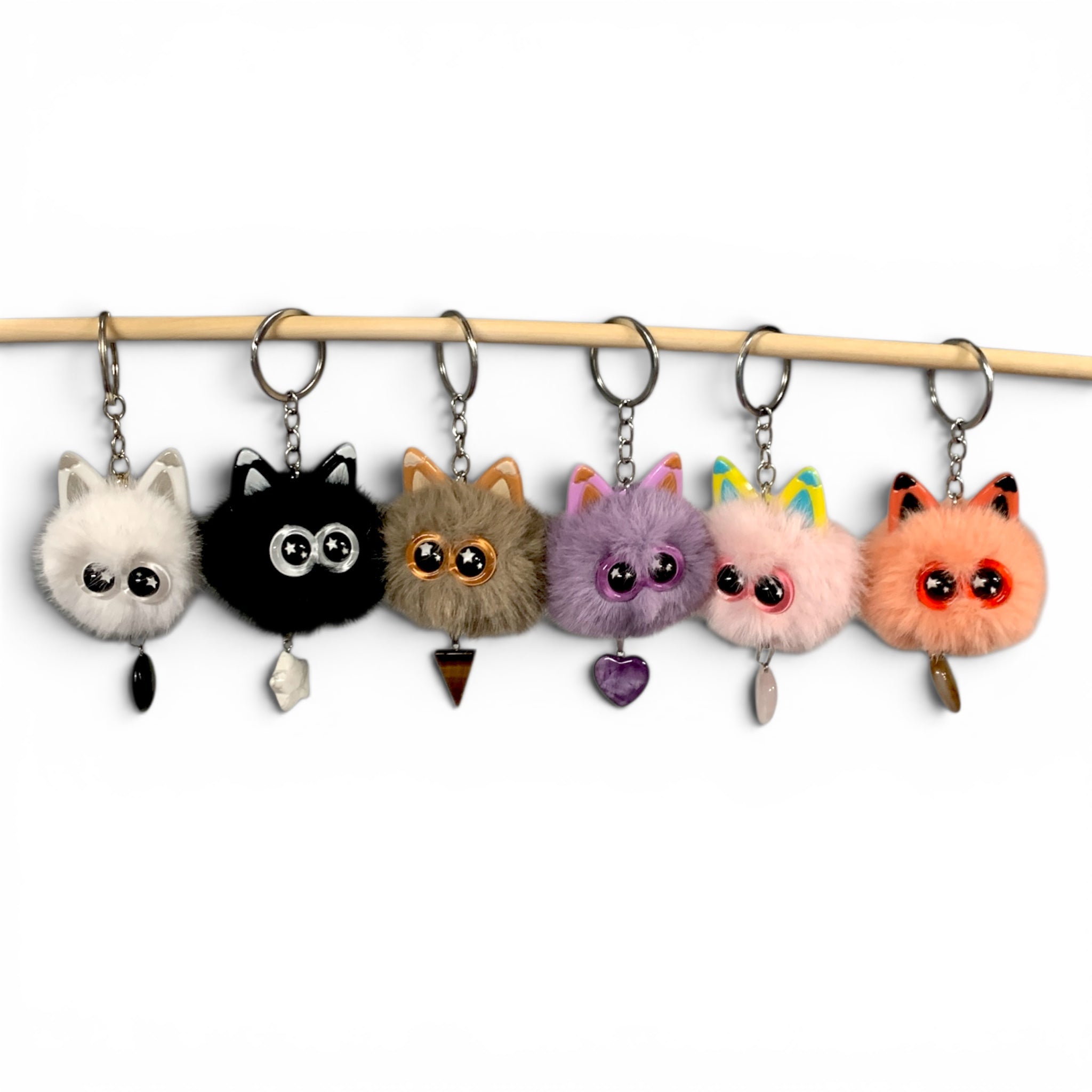 Crystal Fuzzies - A Charm for Your Bag